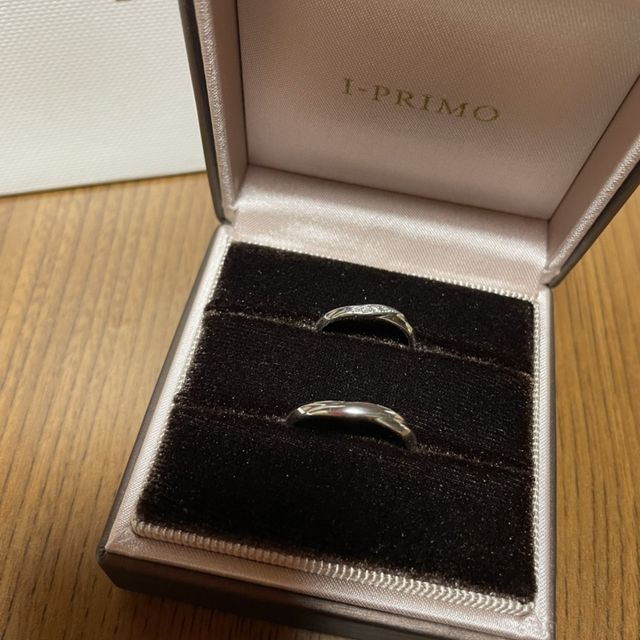 【アイプリモ(I-PRIMO)の口コミ】 お店の方に私達の手に似合う物をとお願いして、1番最初に出していただいた…