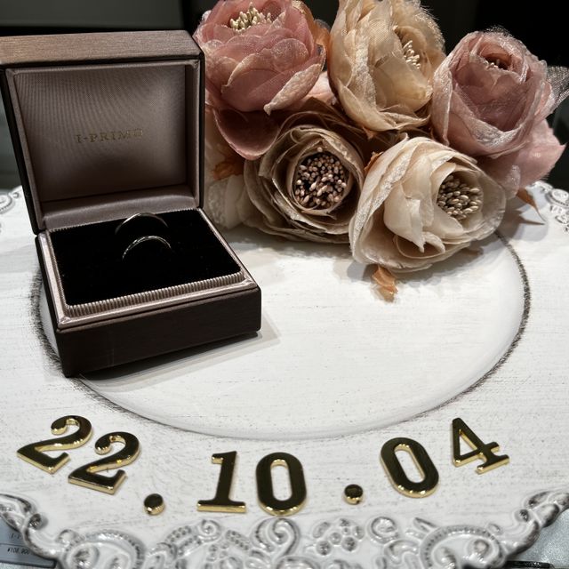 【アイプリモ(I-PRIMO)の口コミ】 ダイヤモンドの主張が強くないけれど、しっかりダイヤモンドが入っており…