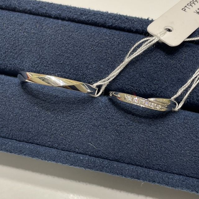 【4℃ BRIDAL(ヨンドシーブライダル)の口コミ】 指輪の素材はパーフェクトプラチナで非常に頑丈にしてもらいました。また…