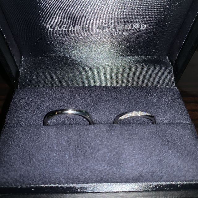 【ラザール ダイヤモンド(LAZARE DIAMOND)の口コミ】 指輪の決め手はダイヤの輝きがほかのブランドよりも素晴らしかったからで…