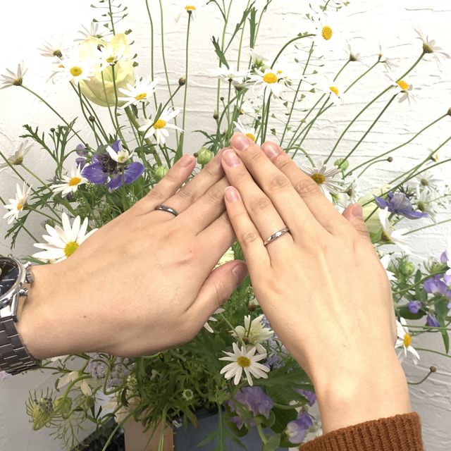 【SORA(ソラ)の口コミ】 金属アレルギーの夫がつけられる指輪を探していて、タンタルという金属の…