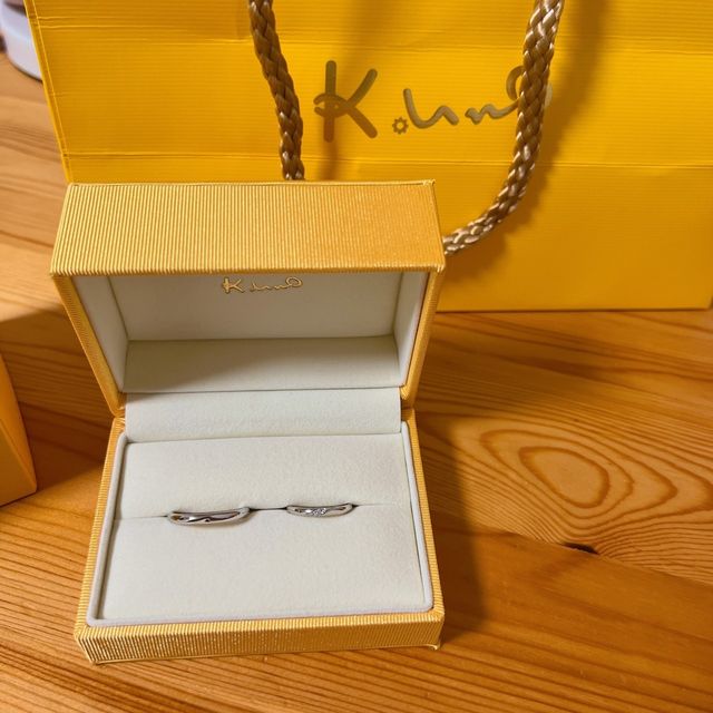 【ケイウノ ブライダル(K.UNO BRIDAL)の口コミ】 お互い普段指輪をつけることがないため、シンプルなデザインで探していま…