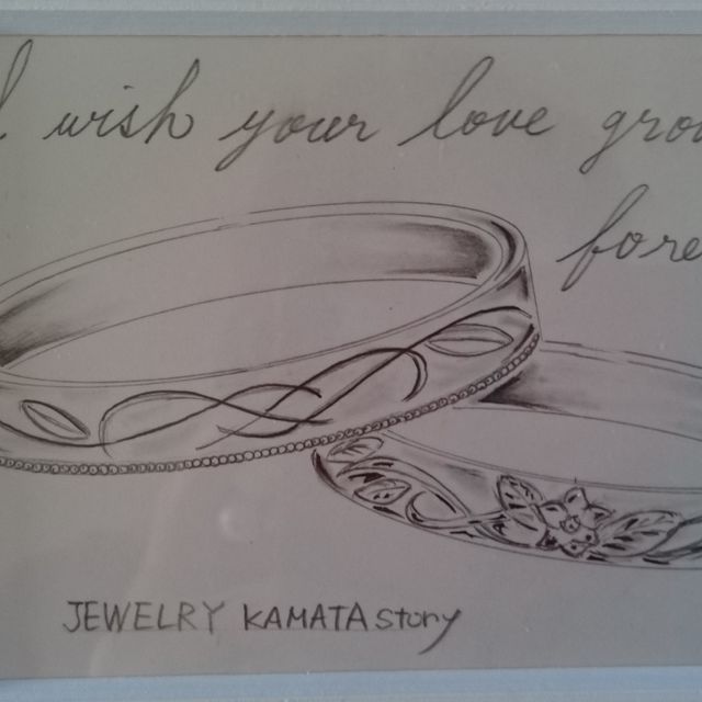【JEWELRY  KAMATA(ジュエリーかまた)の口コミ】 3年前、他社で最初の結婚指輪を購入しましたが、ダイヤが石飛してしまい、…