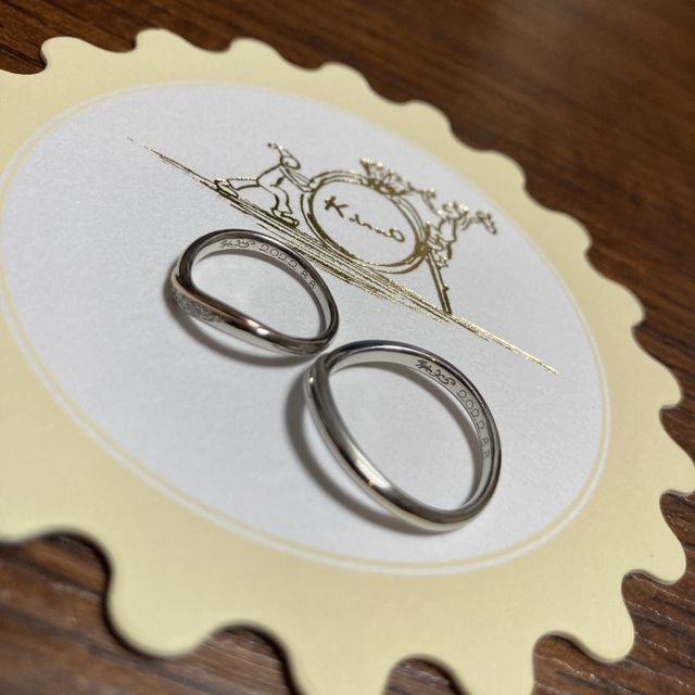 【ケイウノ ブライダル(K.UNO BRIDAL)の口コミ】 お店に伺ってすぐお二人の好きなものはありますか？と聞かれ、愛犬のお話…