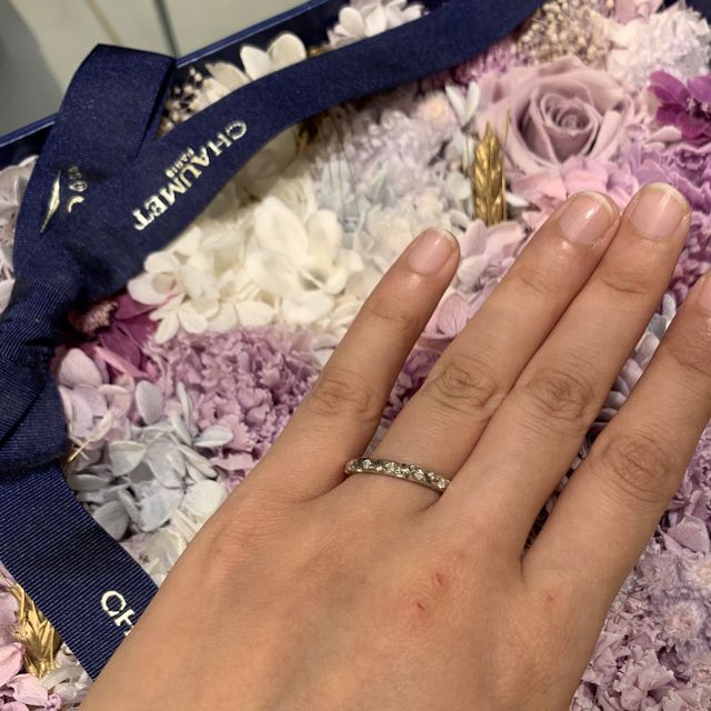 【ショーメ(CHAUMET)の口コミ】 指輪巡りで10店舗ほど周りました。インスタで見かけて気になっていたので…