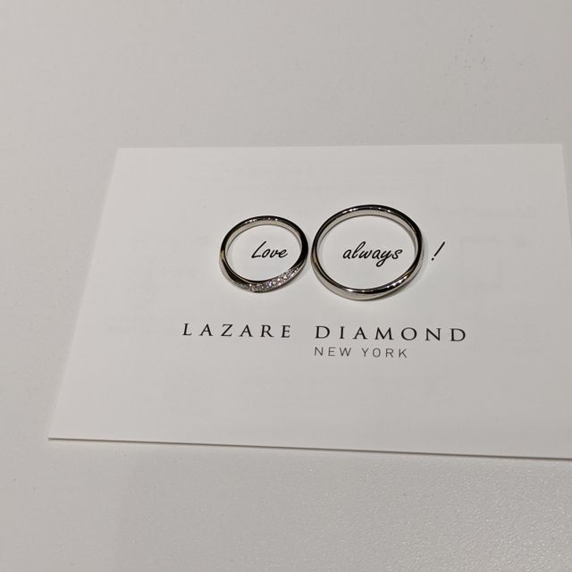 【ラザール ダイヤモンド(LAZARE DIAMOND)の口コミ】 ストレートがいいなと思ってストレートオンリーで探してもらっていました…