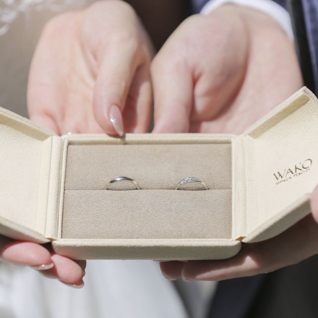 【和光ブライダルブティックギンザの口コミ】 国内外問わず様々なブランド・デザインを見ましたが、まずはダイヤの繊細…