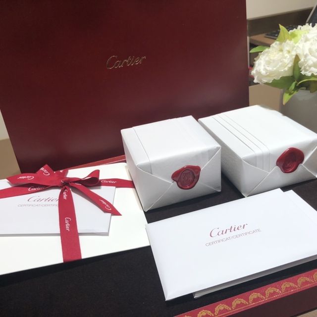 【カルティエ(Cartier)の口コミ】 婚約指輪は、デザインが可愛く自分のイメージにぴったりなCartierのバレリ…