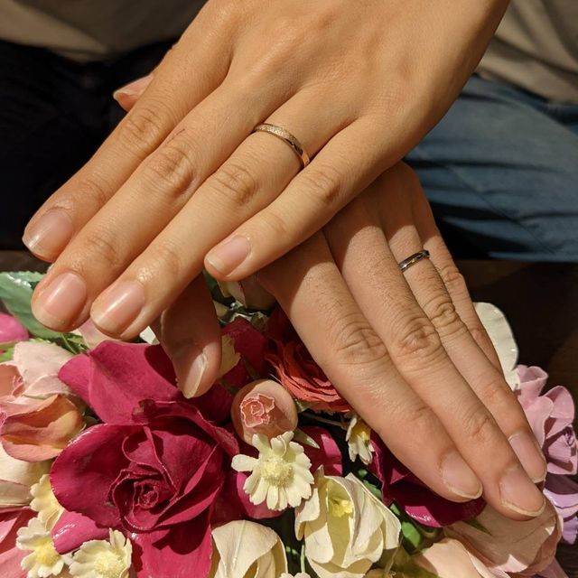 【TANZO.(鍛造指輪)の口コミ】 結婚指輪はずっと着用して過ごそうと思っており仕事柄重いものを持つこと…