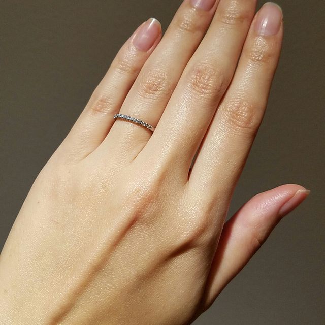 【Ponte Vecchio(ポンテヴェキオ)の口コミ】 最初、婚約指輪だけで、結婚指輪はいらないと思っていたんです。ズボラな…