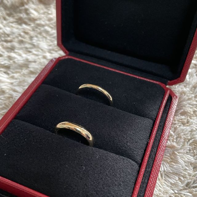 【カルティエ(Cartier)の口コミ】 カルティエの結婚指輪に憧れていたので、他のブランドは見ずに購入しまし…