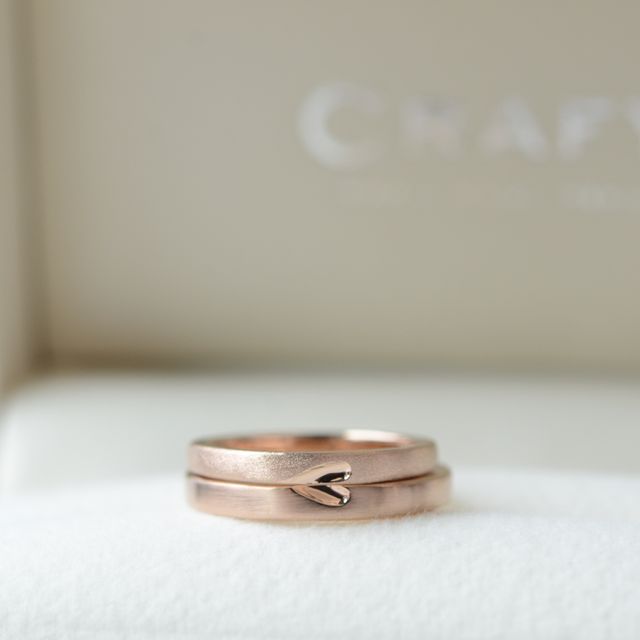 【CRAFY(クラフィ)の口コミ】 合わせるとハートになる指輪がとても憧れで可愛いと思っていたので絶対に…