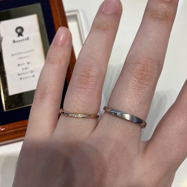 【RosettE(ロゼット)の口コミ】 元々インスタグラムやネットで見ていて、試着してみたい！と思っていた指…