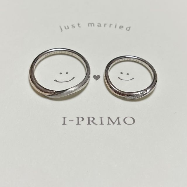 【アイプリモ(I-PRIMO)の口コミ】 まず、男性用の指輪にダイヤがついていたことに驚きでした。
そして男性用…
