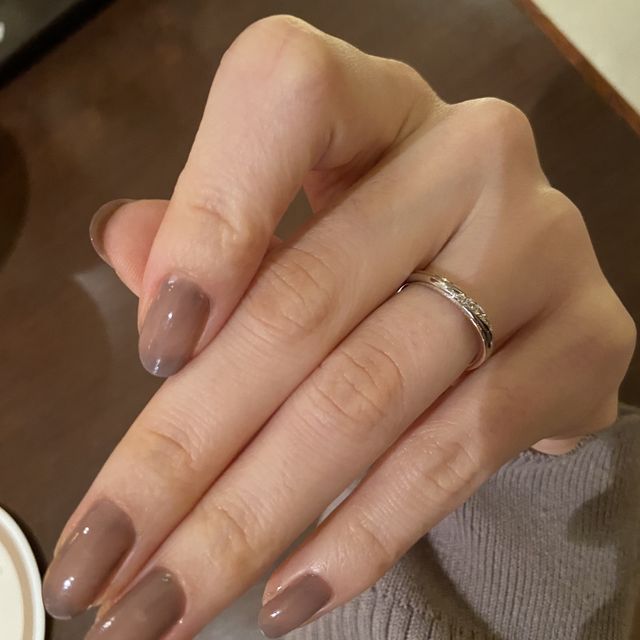 【ケイウノ ブライダル(K.UNO BRIDAL)の口コミ】 普段、アクセサリーをシルバーもゴールドも使うのでコンビリングを選びま…