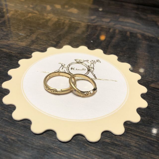 【ケイウノ ブライダル(K.UNO BRIDAL)の口コミ】 他のお店でも何点か指輪を見ていてこんなものかとお気に入りを見つけられ…