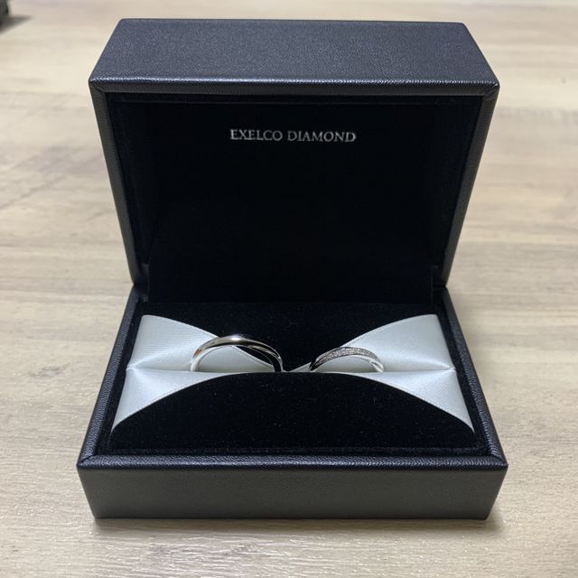 【エクセルコダイヤモンド(EXELCO DIAMOND)の口コミ】 一生つけるものなので、シンプルでもいいかな…と思っていましたが…