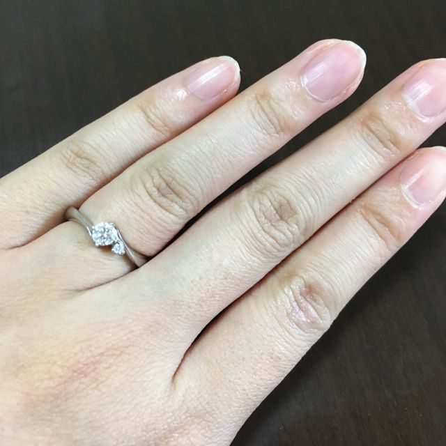 【4℃ BRIDAL(ヨンドシーブライダル)の口コミ】 ほとんど初めての本格的なジュエリーでしたので、せっかくいただくならし…