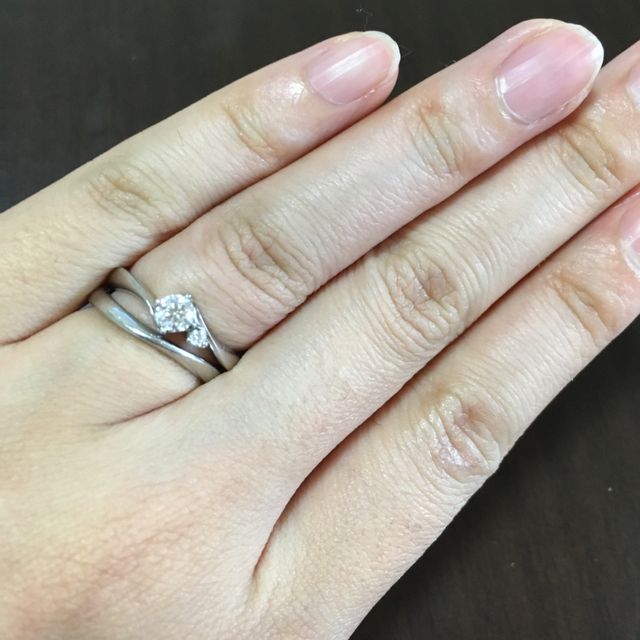 【4℃ BRIDAL(ヨンドシーブライダル)の口コミ】 ほとんど初めての本格的なジュエリーでしたので、せっかくいただくならし…