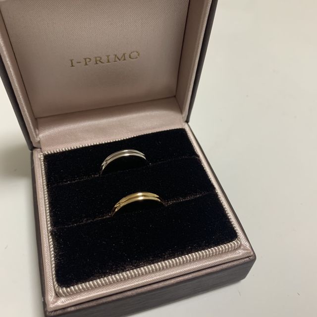 【アイプリモ(I-PRIMO)の口コミ】 結婚指輪はダイヤの付いてないシンプルなデザインが良いなと思っていまし…