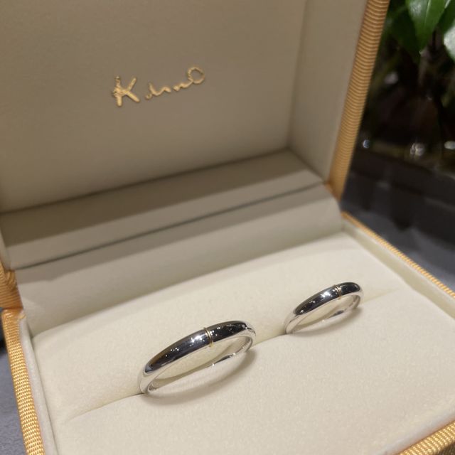 【ケイウノ ブライダル(K.UNO BRIDAL)の口コミ】  手作り程ではないですが、2人で完成させる指輪というコンセプトが気に入…