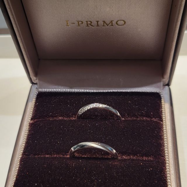 【アイプリモ(I-PRIMO)の口コミ】 たくさん見せていただき悩み増したがデザインが気に入りました(*^^*)
細め…