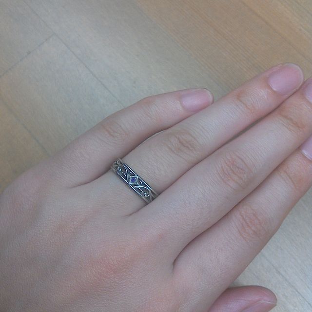 【ケイウノ ブライダル(K.UNO BRIDAL)の口コミ】 「このような指輪がほしい」という明確なデザインがありました。なので、…