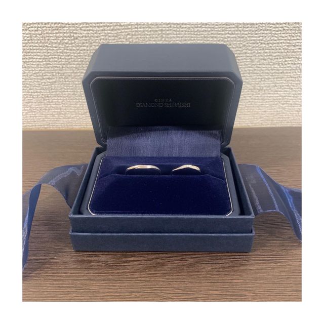 【銀座ダイヤモンドシライシの口コミ】 近場の指輪屋さんを何店舗か見に行きましたが、フィット感とデザインが1番…