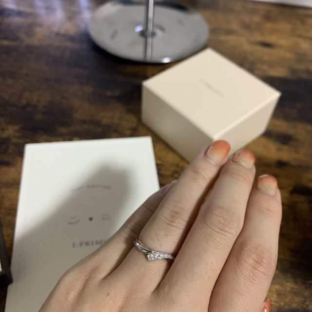 【アイプリモ(I-PRIMO)の口コミ】 かなりいろんな所を周りかなり悩みましたがさダイヤモンドの輝きにかなり…