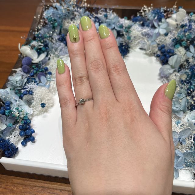 【SORA(ソラ)の口コミ】 プロポーズの際に、ダイヤモンドだけ頂き、後日2人で指輪を作りに行ける所…