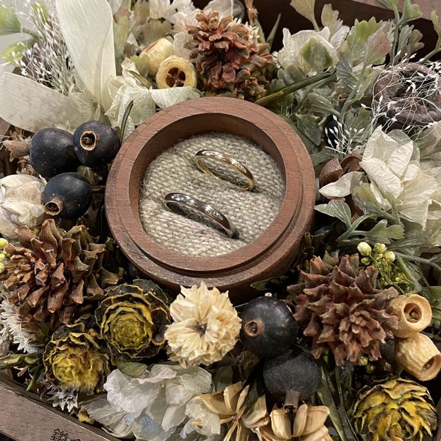 【鎌倉彫金工房の口コミ】 手作りで結婚指輪を探していて、ここに決めました。棒状から完成の形にな…