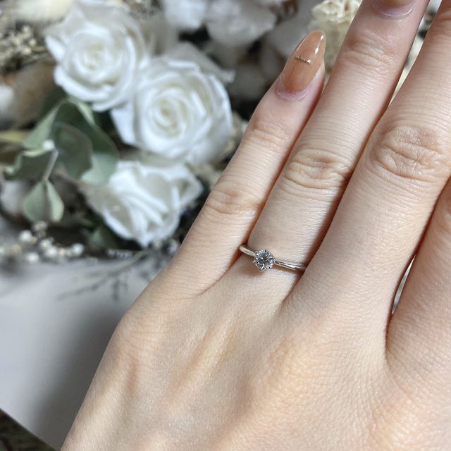 【銀座ダイヤモンドシライシの口コミ】 ダイヤモンドシライシさんは種類が多くどれも可愛くて悩みましたが毎日着…