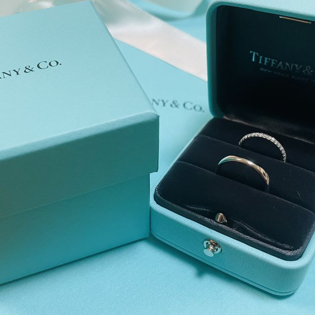 【ティファニー(Tiffany & Co.)の口コミ】 普段あまりアクセサリーをつけないので、シンプルすぎずにダイヤがある程…