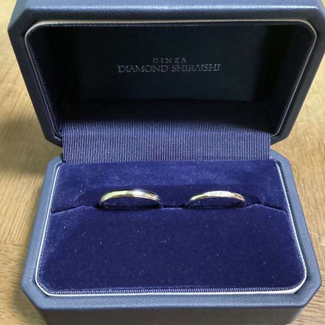 【銀座ダイヤモンドシライシの口コミ】 ダイヤモンドの大きさといい意味でシンプルでよかったのでこれに決めまし…
