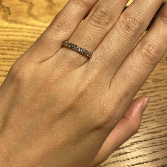 【BIJOUPIKO(ビジュピコ)の口コミ】 エタニティリングでミル打ちされてるものです。ここにしかない輝き、デザ…
