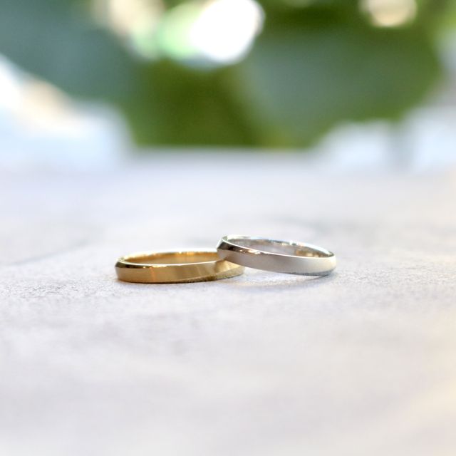 【鶴(mikoto)の口コミ】 シンプルだけどこだわりポイントのあるリングにしたいなと思っていたので…