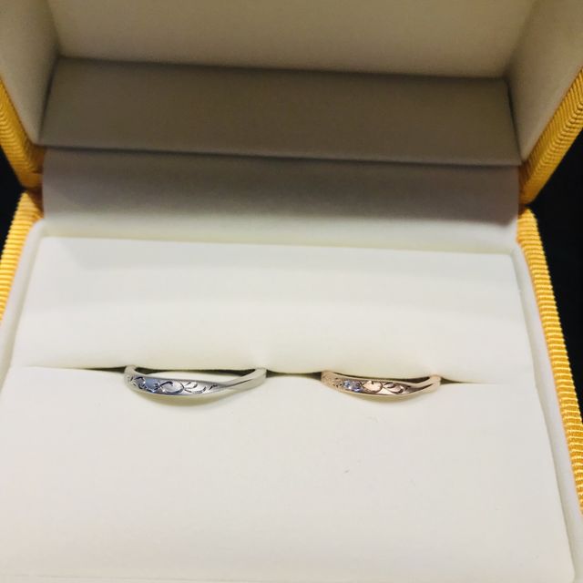 【ケイウノ ブライダル(K.UNO BRIDAL)の口コミ】 デザイナーさんとお話をしながら、自分達だけの指輪がほしいという意見か…