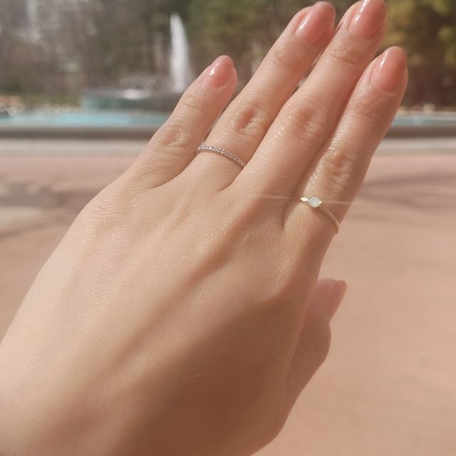 【STAR JEWELRY(スタージュエリー)の口コミ】 プラチナ☓細かいミル打ち☓細かいダイヤモンドで
キラキラしてかわいいです…