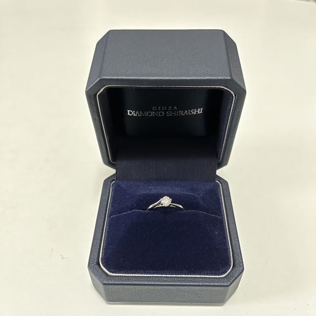【銀座ダイヤモンドシライシの口コミ】 ストレート・シンプルなリングを探していました。同ブランド2店舗目の訪問…