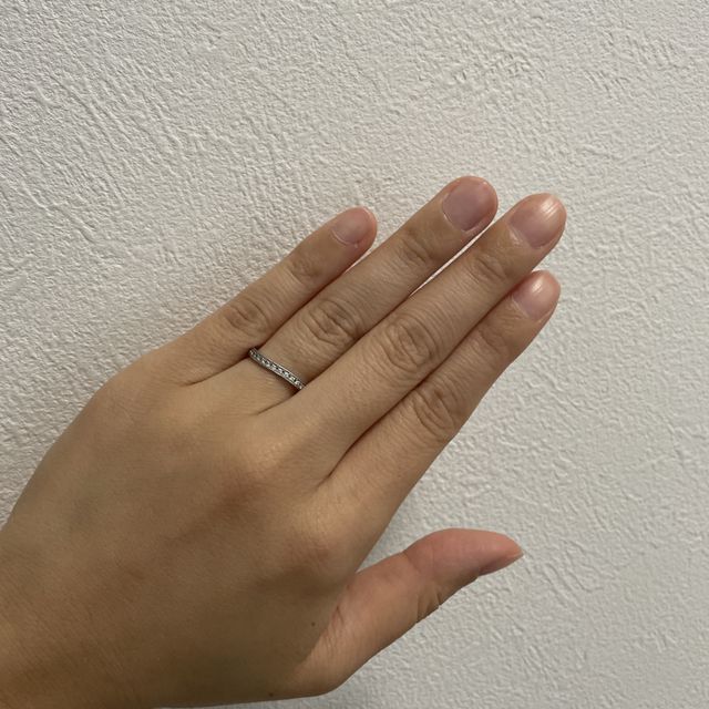 【アイプリモ(I-PRIMO)の口コミ】 日常でも使用したいと思っていたため、結婚指輪と重ね付けしても派手すぎ…