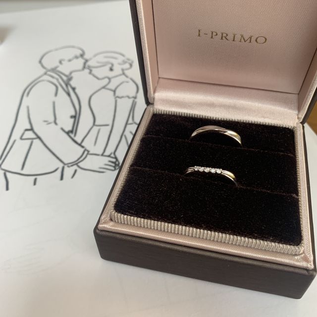 【アイプリモ(I-PRIMO)の口コミ】 指輪のデザインが可愛くて指が細く見える形だったので色々と迷いましたが…