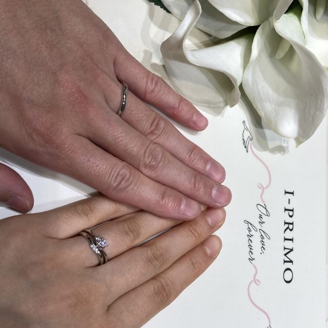 【アイプリモ(I-PRIMO)の口コミ】 婚約指輪にはピンクダイヤモンドが入ってるのがどうしてもほしくこの店舗…