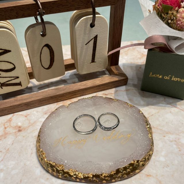 【アイプリモ(I-PRIMO)の口コミ】 2人ともシンプルなデザインが良いなと考えながら、来店し店員さんに相談を…