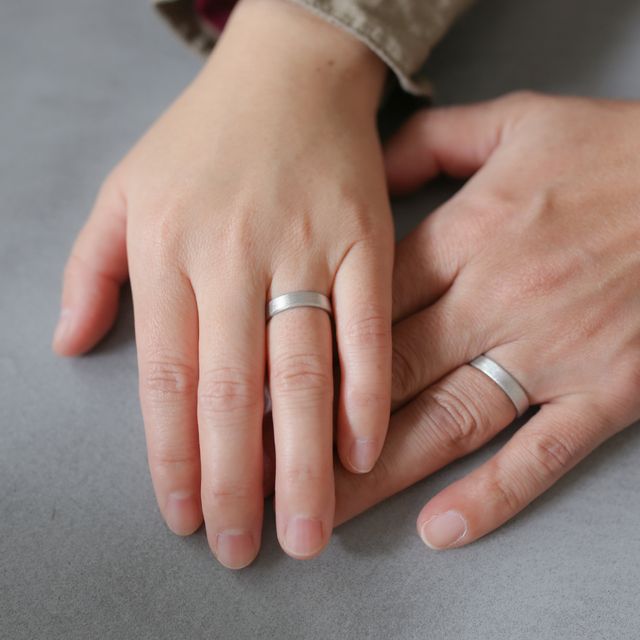 【Cayof(カヨフ)の口コミ】 デザインや指輪幅など、こちらのリクエストに応じてオリジナルで作成いた…