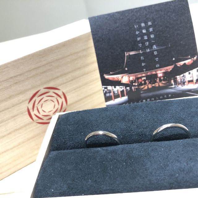 【出雲結(いずもゆい)の口コミ】 2人とも出雲大社に魅力を感じていたため、出雲にゆかりのある指輪があると…