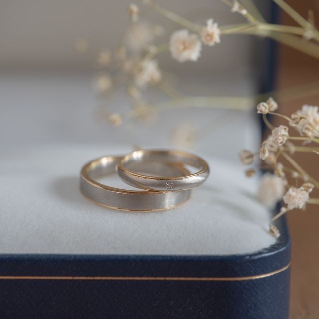 【Cayof(カヨフ)の口コミ】 ゴールドとプラチナ両方を使ったデザインがよかったのでこのデザインに決…