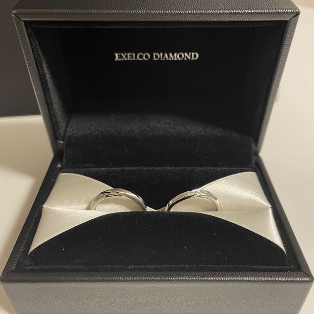 【エクセルコダイヤモンド(EXELCO DIAMOND)の口コミ】 指にフィットして、ダイヤモンドに力を入れているとお伺いして決めました…