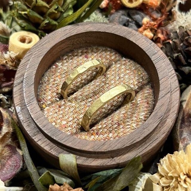 【鎌倉彫金工房の口コミ】 鎌倉彫金工房さんでは、指輪を手作り（結婚指輪他ペアリングなども）でき…