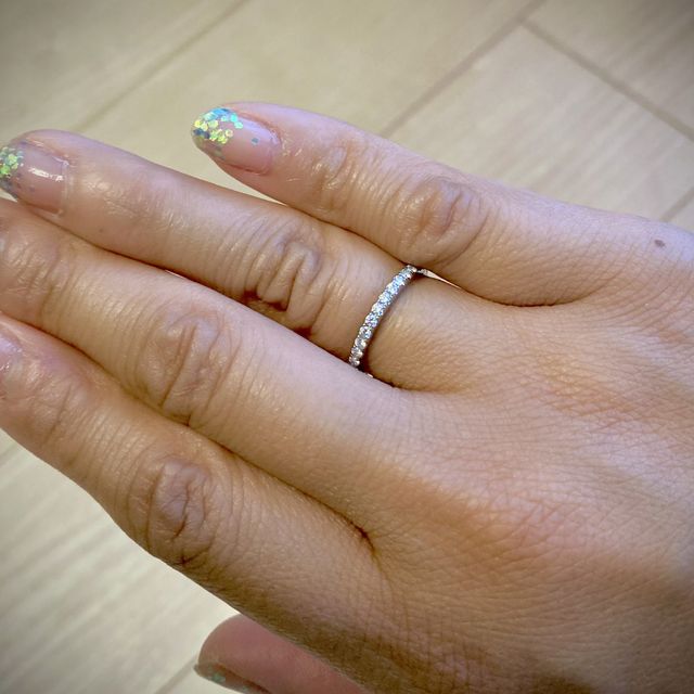【FOREVERMARK(フォーエバーマーク)の口コミ】 結婚10周年のスウィート10記念にforevermarkのハーフエタニティリングを購…