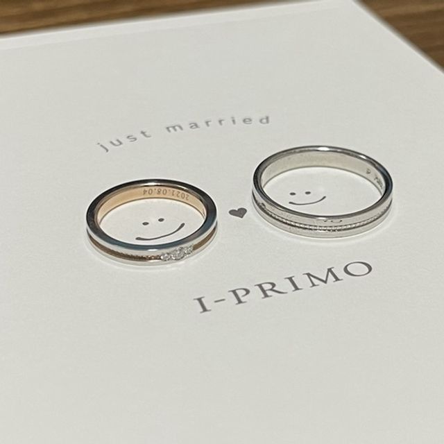 【アイプリモ(I-PRIMO)の口コミ】 当初はごくシンプルな指輪にしようと思っていました。実際に来店すると、…
